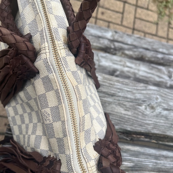 Louis Vuitton Totally PM Damier Azur Revamp with Fringe - Picture 6 of 7